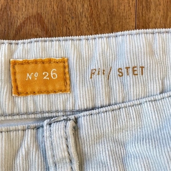 Anthropologie Pilcro Corduroy Skinny Leg Pants Side Zips Women’s Size 26 - Picture 7 of 16